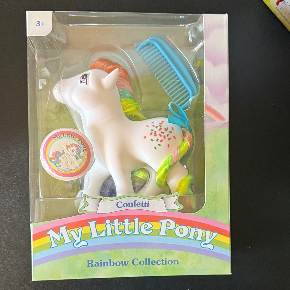My Little Pony Confetti with Rainbow Mane and Blue Comb